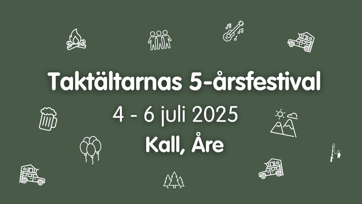 Taktältarna fyller 5 år – och det vill vi fira med er!