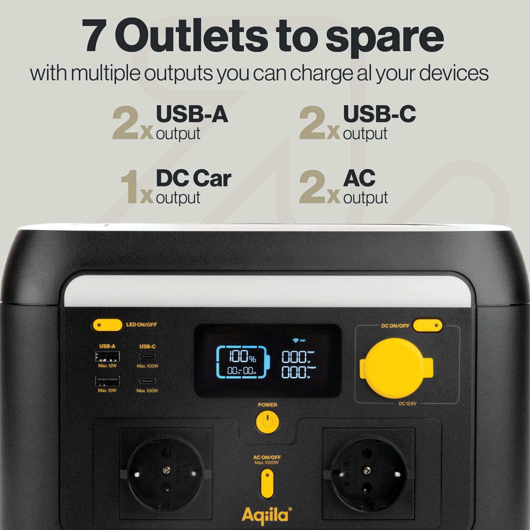 Aqiila Powerbird S1000v2 – portabel powerstation 1000 W