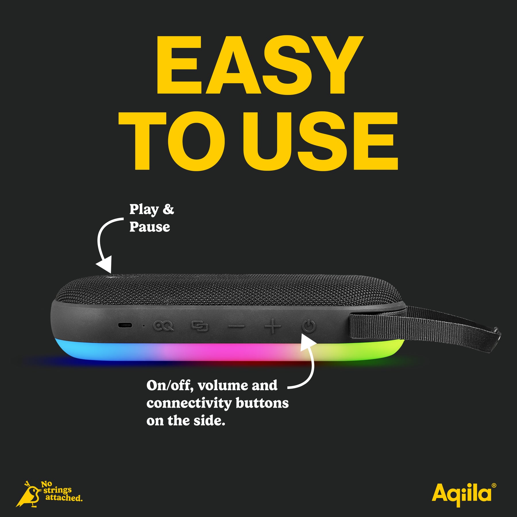 Aqiila Soundbird CM – Bärbar Högtalare