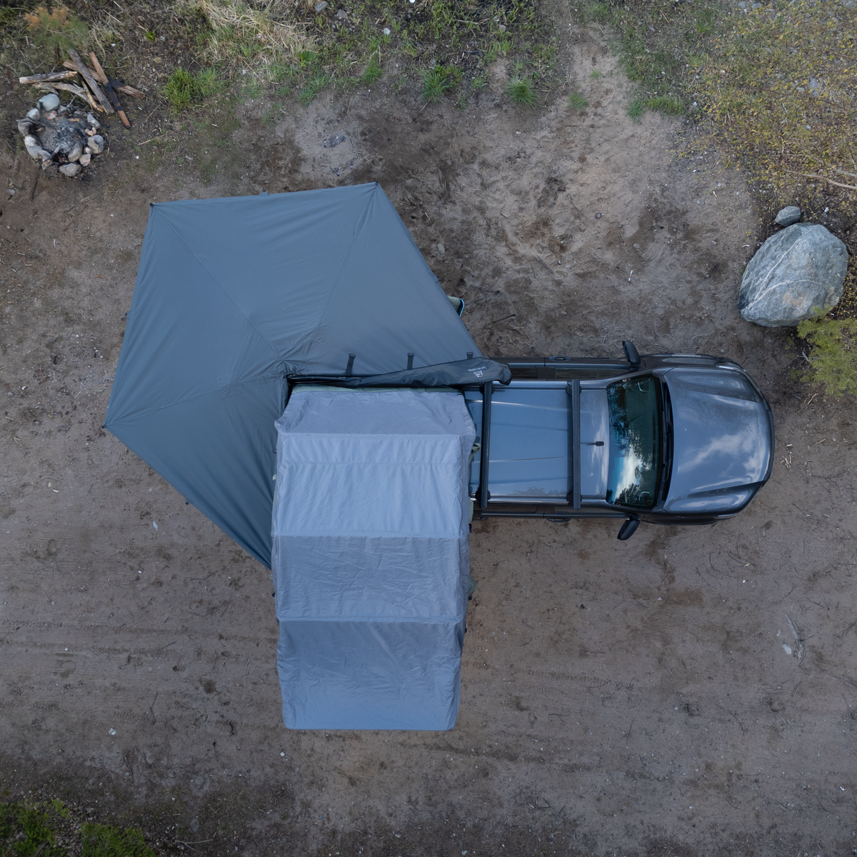 Markis till bil – Solfjädern 270 grader