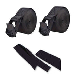 Set with straps for transport protection