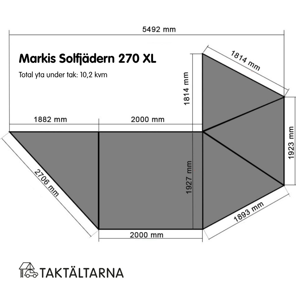 Solfjädern 270 XL – vår största markis