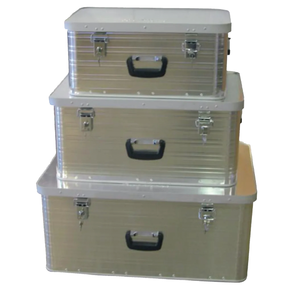 Set med 3 aluminiumboxar från Khiment